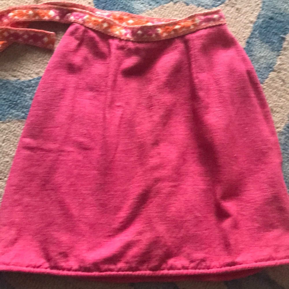 Pink Button-Up Mini Skirt - Picture 8 of 8